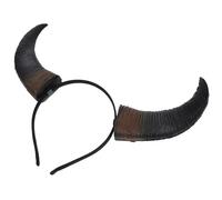 CHILDWEET Coiffe En Corne De Buffle - Tête De Carnaval Accessoire De Cosplay D'Halloween - Tête De Fête - Tête D'Halloween Déguisement Pour Fêtes Thématiques Et Cosplay
