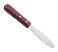 CHILDWEET Couteau à Trancher Fromage Manche Bois et Lame Acier Inoxydable Résistante, Racloir à Beurre Pratique Multifonction Cuisine et Pâtisserie