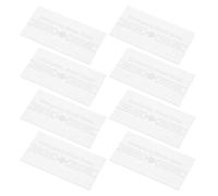 CHILDWEET Couvercle de Protection en Verre Transparent pour Bouton D'arrêt D'urgence 8 Pièces Vitre Brisable Résistante la Chaleur pour Déclencheur Manuel D'alarme Incendie, Couverture