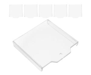 CHILDWEET Couvercle de Protection Transparent Abs pour Point D'appel Incendie, Prévention des Fausses Alertes, Compatible Interrupteur Coupe-feu, Pack de 6 Pièces pour Espaces Résidentiels
