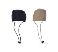 CHILDWEET Couvre-chaussures 2 Pièces Résistants à L'usure Protection Antidérapante Boucle Danseuse et Corde Élastique Noir et Kaki pour Talon de Chaussure pour Conduite