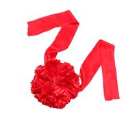 CHILDWEET Décoration de Voiture de Mariage Rouge en Tissu 25 Cm, Boule de Fleur Pratique et Facile à Transporter pour Fêtes et Cérémonies