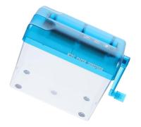 CHILDWEET Destructeur Manuel de Documents Portable et Léger en Abs Bac Transparent, pour Bureau Familial et Scolaire, Broyeur de Papier Résistant à l'usure