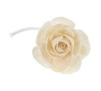 CHILDWEET Diffuseur d'Huile Essentielle Fleur Artificielle avec Cordon Coton, Simulation Fleur Camélia, Usage Domestique et Automobile, Décor Élégant et Fonctionnel