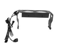 CHILDWEET Dissipateur Thermique pour Module de Mémoire avec Ventilateurs de Refroidissement Ram Argb, Design Clip-on en Métal, Installation Facile, pour Sessions de Travail et Camping
