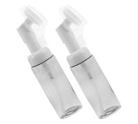 CHILDWEET Distributeur De Mousse Réutilisable 2pièces PET Transparent 60ml Portable Avec Pousse-pousse Pour Nettoyant Visage Et Gel Voyage