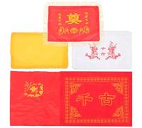 CHILDWEET Ensemble Housses pour Urne Funéraire en Tissu avec Couvercle Kit 5 Pièces Décoration Funéraire Housse de Cercueil Compatible Urne Humaine pour Cérémonie et Tombeau