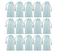 CHILDWEET Étui Souple à Lunettes de Ski en Tissu Cordon de Serrage, Protection Anti-Rayures, Lot de 16 Pièces pour Rangement et Accès Rapide en Voyage ou Usage Quotidien