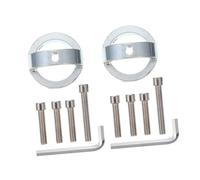 CHILDWEET Extracteur de Roue à Vent en Acier Argenté 2pcs pour Hotte Aspirante, Outil Pratique pour Démontage Rapide et Nettoyage des Appareils Électroménagers