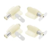 CHILDWEET Fermetures Magnétiques pour Armoires et Placards 4pcs Plastique et Acier Inoxydable Design Élégant pour Cuisine et Salle de Bain avec Ouverture par Simple Pression