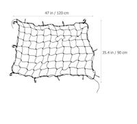 CHILDWEET Filet de Rangement Élastique pour Toit de Voiture avec Crochets Plastique Filet de Chargement pour Galerie et Coffre Organisateur de Bagages Extérieur Protection Déplacement