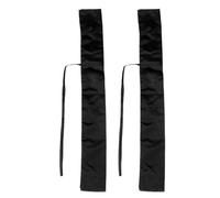 CHILDWEET Fourreau de Rangement pour Sabre Chinois en Tissu Noir, pour Lames en Bois et Sabres Longs, Protection soignée, Usage à emporter, 1 Paire