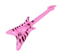 CHILDWEET Guitare Gonflable Rock Pour Garçon Fille Instrument De Musique Décoratif Accessoire Photo Pour Fête Anniversaire Carnaval Fête Musicale