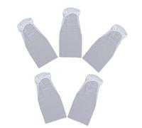 CHILDWEET Housses de siège Transparentes jetables 5 pièces Non-tissé Blanc pour Avion et siège Auto 51.57x22.05in Protection hygiénique Transport Public