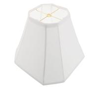 CHILDWEET -jour Design Moderne et Pliable Carré en Tissu Blanc Facile à Assembler pour Lampe de Table et Lampadaire Adapté pour Salon et Chambre D'amis
