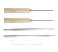 CHILDWEET Kit de Fabrication de Perruques pour Poupées en Métal et Bois Argenté, Outils de Précision pour Cheveux de Poupée, pour Création et Coiffure à Domicile
