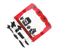 CHILDWEET Kit DIY Théâtre Marionnettes Ombres pour Garçon Fille Jeu Éducatif Créatif avec Accessoires Traditionnels Chinois Théâtre Ombres pour Conte Familial et Développement Sensoriel