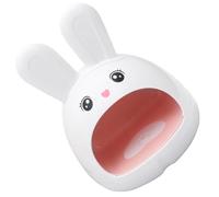 CHILDWEET Lampe à Ongles Lapin LED Mini 24w pour Manucure Maison, Séchage Rapide sans Bulles, Design Blanc en Abs, USB Type-c, 8 Perles LED 395 405nm