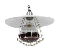CHILDWEET Lampe Chauffante Résistante à Haute Température, Facile à Installer en Métal Blanc Couleur pour Cage à Petits Cochons pour Élevage et Boîte D'incubation du Couleur