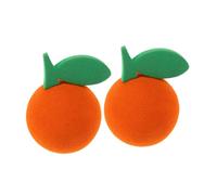 CHILDWEET Lot de 2 Boules D'antenne Orange en Eva pour Voiture, Camion et SUV, Décoration D'antenne de Toit Résistante la Décoloration, Accessoire pour Personnalisation Extérieure Véhicule