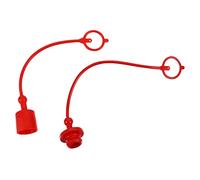 CHILDWEET Lot De 2 Sets De Bouchons Anti-poussière Pour Coupleurs Hydrauliques Npt 1 Pouce, Résistant Haute Température, Cache-poussière Pratique Et Solide Pour Protection Connecteurs Hydrauliques