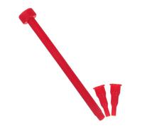 CHILDWEET Lot de 3 Adaptateurs Recharge Gaz Gpl en Plastique Abs Rouge, Rallonge de Tige pour Torche Soudage, Performance Solide, pour Bricolage et Usage Professionnel