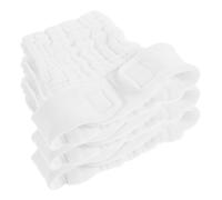 CHILDWEET Lot de 3 Couches-culottes en Tissu Blanc pour -né, Lavables et Réutilisables, Douces et Confortables, Maison Voyages