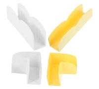 CHILDWEET Lot de 4 Stabilisateurs Antidérapants pour Parc à Bébé Bases en Plastique Colorées Fixateurs Solides pour Parc à Jeux D’Intérieur Accessoires de Sécurité Indispensables