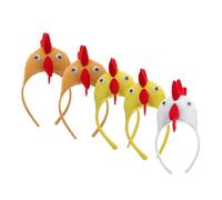 CHILDWEET Lot De 5 Bandeaux Poulet Halloween Serre-TêTes Confortables Accessoires De FêTe Cosplay Animaux Pour Femmes Et Enfants