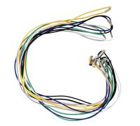 CHILDWEET Lot de 6 Anneaux Élastiques de Fixation pour Poubelle, 140 Cm, en Caoutchouc Coloré, Bande Porte-paquet Flexible pour Maintien Sécurisé des Paquet Poubelles Ménagers, Évitant