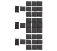 CHILDWEET Lot de Lingettes Microfibres pour Lunettes Chiffon de Nettoyage Noir, Réutilisable, pour Verres et Montures Délicates