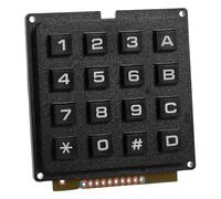 CHILDWEET Module Clavier à Membrane 16 Touches en Plastique Sensation Tactile, Clavier Modulaire pour Environnements Industriels