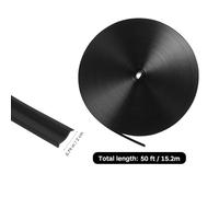 CHILDWEET Moulure Extérieure en PVC Noire pour Camping-Car 15 M - Garniture de Cache-Vis et Joint d'Étanchéité Solide Bande Décorative et Protection Anti-Infiltration pour Caravane et