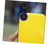 CHILDWEET Objectif Téléphone Portable Bleu Grand Angle Super Macro et Fisheye Lentille pour Smartphone Clip Étanche