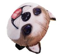 CHILDWEET Oreiller Cervical pour Voiture 3D Motif Chien Corgi en Polyester Doux, Coussin Appui-tête Ergonomique Housse Lavable pour Siège Auto, Accessoire Confortable pour Conduite et Repos