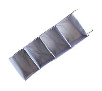 CHILDWEET Organisateur de Vêtements Suspendu Multi-Couches Gris Pochette de Rangement Lavable Polyester pour Armoire Gain de Place pour Dressing et Déménagement