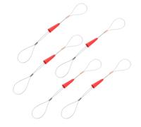 CHILDWEET Outil à Fil Portable 5pcs pour Faisceau de Câbles, Facile à Transporter Utiliser, en PC et Fil de Fer, pour Installation de Câblage Électrique