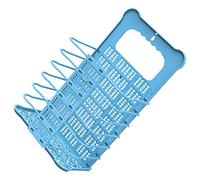 CHILDWEET Panier à Linge Murale Panier De Rangement Créatif à Linge Mural Sans Perçage Pour Salle De Bain Et Buanderie Petite Couleur Bleue