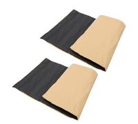 CHILDWEET Panneau D'insonorisation pour Voiture en Coton Caoutchouté Noir, de Bruit, Isolation Phonique, pour Home Cinéma et Enregistrement, Pack de 2 Pièces