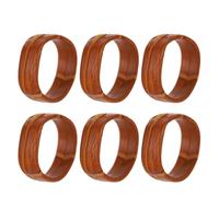 CHILDWEET Passants 10 Marron de de Montre Bracelet Cuir Véritable Pièces | Lot de 10, Design Antidérapant, Léger et Confortable, Anneaux de Rechange pour Lien Perdu ou Abîmé