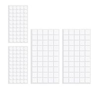 CHILDWEET Pastilles Adhésives Double Face Transparentes 200pcs, Forte Adhérence sans Trace, Pâte Collante Polyester Légère pour Décoration de Mariage et Bricolage