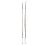 CHILDWEET Peigne à Sourcils en Acier Inoxydable 2pcs Aiguille Double Usage, Séparateur de Cils Résistant et Précis pour Maquillage et Soin des Sourcils