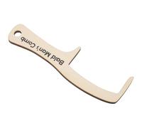 CHILDWEET Peigne Géant en Bois Beige pour Homme Chauve, Accessoire de Farce et Toilettage, Design Précis, Démêle Facilement, pour Actes Comiques et Usage à Domicile