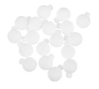 CHILDWEET Pendentifs pour Guirlandes Lumineuses 100 Pièces, Ampoules Vides en Plastique Translucide, Diamètre 1,6 Cm, Décoration Suspendue Polyvalente pour Éclairage Intérieur et Extérieur