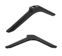 CHILDWEET Pied de Remplacement pour Support de Télévision Noir en Plastique, Paire Stable et Antidérapante pour Écran Plat, Capacité Lourde, pour Usage sur Table Chambre