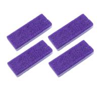 CHILDWEET Pierres Ponces pour Pédicure Professionnelle en Pu Pourpre Lot de 4 Outil Exfoliant et Éliminateur de Callosités Soin des Pieds