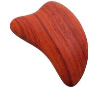 CHILDWEET Planche à Gratter en Bois Forme Cœur Ondulé, Outil de Massage Facial et Corporel Élégant pour Apaiser les Douleurs et Stimuler la Circulation Sanguine
