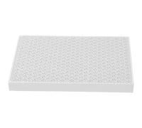 CHILDWEET Planche de Soudage en Céramique Blanche Panneau en Nid D'abeille Soudé, Isolante et Résistante à Haute Température pour Fabrication de Bijoux DIY