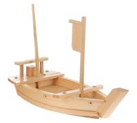 CHILDWEET Plateaux à Sushis de Bateau à Sushi, Plat de Service pour Sashimi en Matériau Synthétique, Facile à Nettoyer Bavures, Maison Hôtels