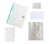 CHILDWEET Pochette en Pvc Bleue pour Organiser et Distribuer les Strass Peints et Sequins, Bricolage et Rangement Artisanal